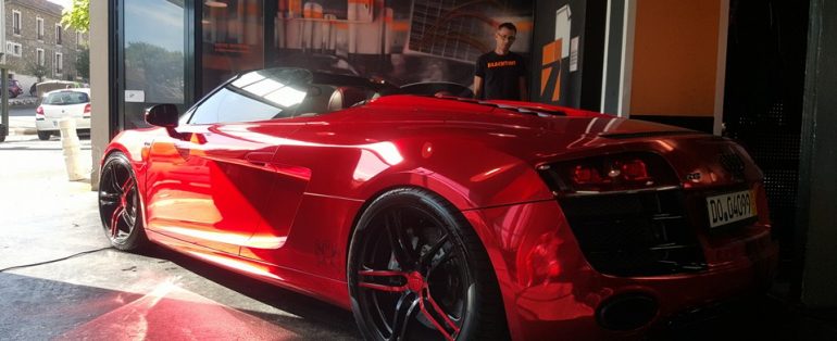 Pose de films automobiles